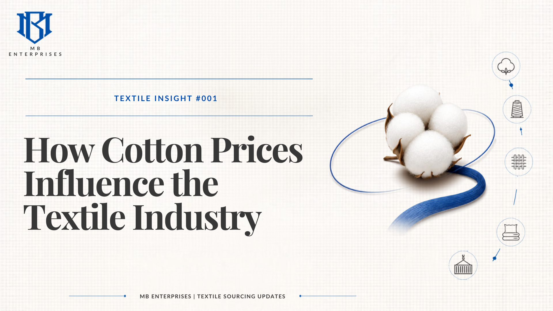 Cotton Market Watch: What Current Cotton Prices Mean for Textile Buyers in 2026